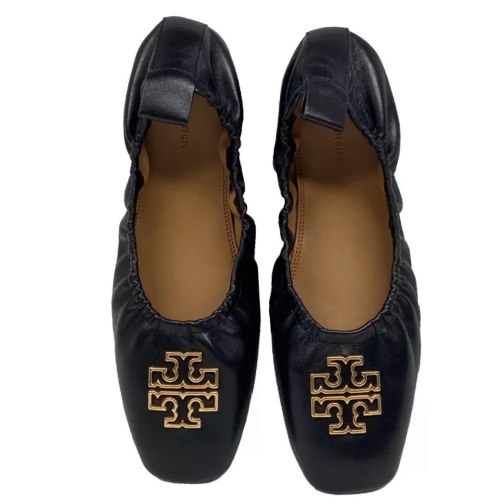 Tory Burch Britten ballet leather Flats Shoes 8